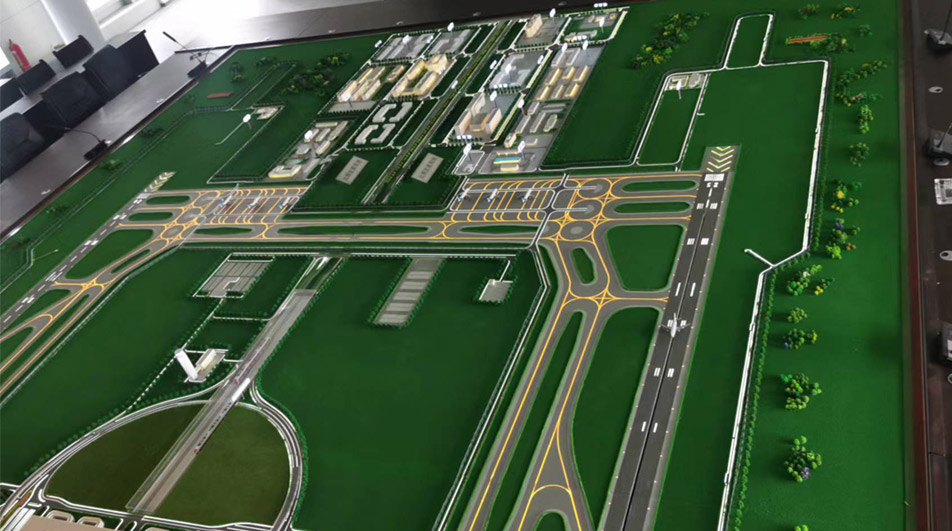 呼和浩特新机场沙盘模型